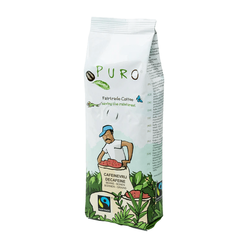 Puro Caféïnevrij Bonen – 250 g - Puro